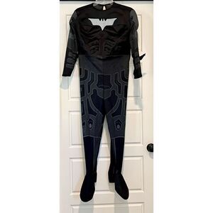 Black Knight DC Comics Muscle Batman Halloween Cosplay Costume Kids Large (12-14